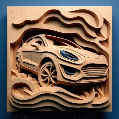 3D model Ford Puma 2019 (STL)